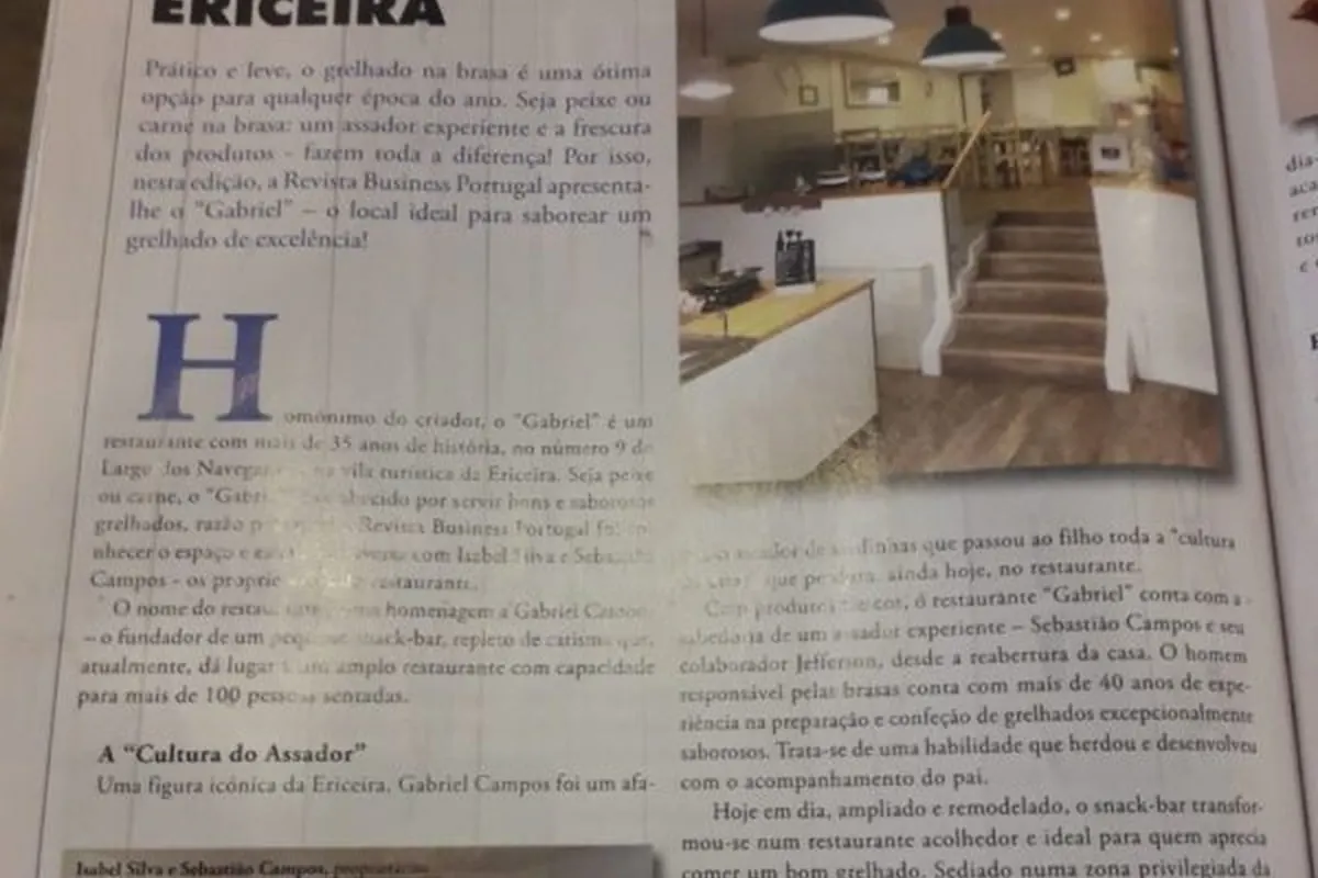 Gabriel Restaurant em Ericeira